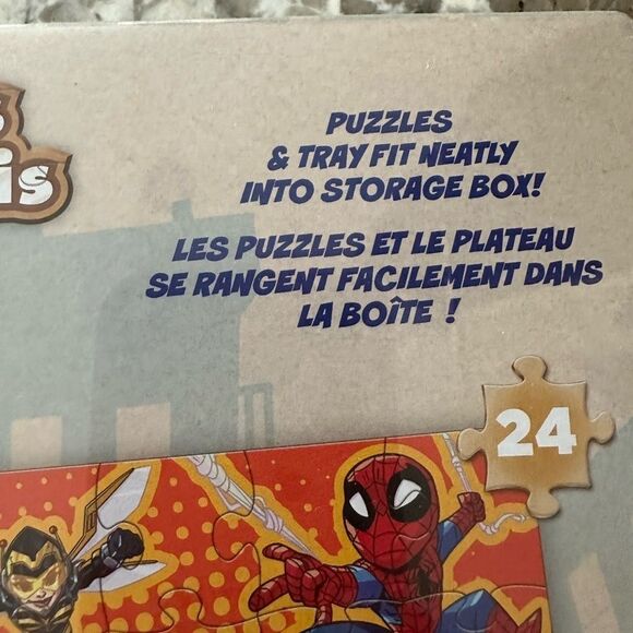New Marvel Super Hero Adventures 5 Wood Puzzles - Picture 8 of 8